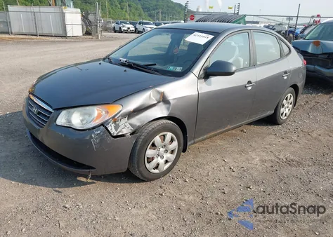 2009 Hyundai Elantra Gls from USA, damaged, VIN KMHDU46D49U674676